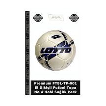 Premium Ftbl-tp-001 El Dikişli Futbol Topu No 4 Hobi Sağlık Park Çok Renkli