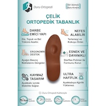 Çelik Destekli Ortopedik Tabanlık Tam Boy 1 Çift