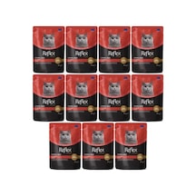 Reflex Plus Sos Içinde Parça Biftek Etli Kısırlaştırılmış Kedi Konservesi 85gr - 11 Adet