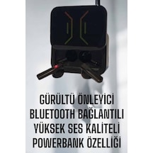 Powerbankli - 101 - Bluetooth Kulaklık Yüksek Ses - Glblseme - Kaliteli Kablosuz