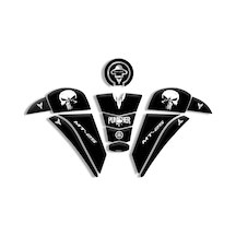 Motosıklet Kaplama Mt-25 Punısher Tasarımlı 2020/2024 01