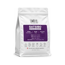 Gatsibo Rwanda Nitelikli Filtre Kahve 1000 Gr Bourbon Doğal Anaerobik Çekirdek