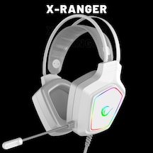 X-ranger Beyaz 7.1 Rgb Usb Mikrofonlu Oyuncu Kulaklığı Profesyon