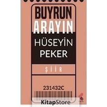 Buyrun Arayın - Hüseyin Peker - Klaros Yayınları