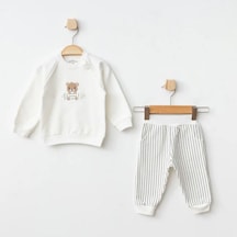 Aziz Bebe 2'li Bebek Takımı 2293 Ekru