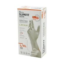 Reflex Slimfit Glove Kod-028 L-xl Krem Pudrasız Muayene Eldiven 100lü Go-53-vice