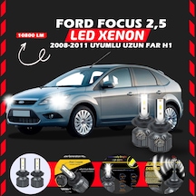Ford Focus 2.5 2008-2011 Uzun Far Uyumlu Şimşek Etkili Led Xenon Premium Series H1