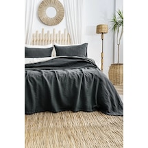 Şaheser Home Collection Yatak Örtüsü Çift Kişilik Silvia Antrasit Çok Renkli