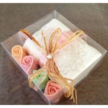 Şeffaf Asetat Kutu 10x10x3 Cm 10 Adet