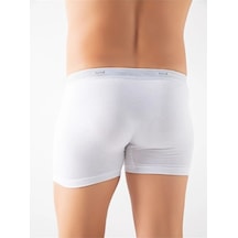 Hmd 423x3 Erkek 3'lü Bamboo Boxer-beyaz Beyaz