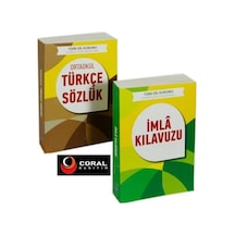 T.D.K. Uyumlu Ortaokul Türkçe Sözlük ve İmla Klavuzu Seti - 2 Kitap Takım- Coral Dağıtım