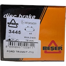 Beşer 3445 Ön Fren Balatası Ford Transit T15 93-00