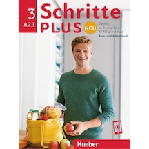 Schritte Plus Neu - Sechsbandige Ausgabe: Kursbuch + Arbeitsbuch A2.1 Mit Audi