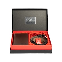 Pelikan Deri Erkek Cüzdan&Kemer Seti