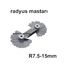 Radyus Mastarı R7.5-15mm Radüs Mastar Ölçü Aleti
