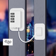 Sones Çocuk Penceresi Düşme Önleyici Koruma Şifre Kilidi Beyaz Sones Çocuk Penceresi Düşme Önleyici Koruma Şifre Kilidi Beyaz