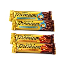 Beyoğlu Premium Bütün Fındıklı Ve Bademli Çikolata 75 Gr X 4 Lü Karma Paket