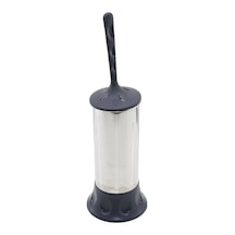 Qs Plastik Beray Qs-456 Bry-0347 Metal Klozet Wc Fırça Seti Plastik Sap & Kapak