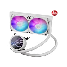 ASUS ROG RYUO III 240 ARGB ANIME MATRIX LED EKRAN ADRESLENEBİLİR RGB FAN ROG ARGB CPU SOĞUTUCUSU BEYAZ