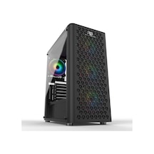 Powerboost Vk-M202B Usb 3.0 Atx Mesh Rgb Fan