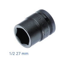 İzeltaş Havalı Lokma Anahtar 1-2'' Altı Köşe 27 Mm N11.18859