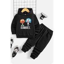 Uyguntarz Çocuk Gumball Eşofman Takımı Siyah