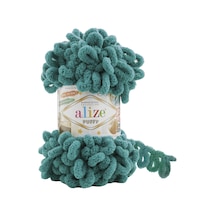 Alize Puffy El Örgü İpi (5 Li Paket) - 847-Zümrüt