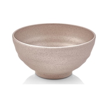 4 Adet 16 Cm Derin Kase Salata Servis Tabağı Makinede Yıkanabilir Krem Desenli 8 Cm Derinlik