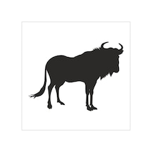 Bufalo Folyo Sticker 20cm Uzunluk Siyah