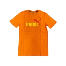 Puma Ess 2 Col Logo Tee Erkek Tshırt Turuncu