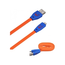Apple Uyumlu iPhone 5 5S 6 6S 7 8 Plus X Xr Xs 11 Smiley Usb Şarj Data Kablo