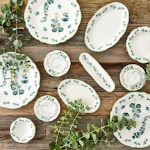 Bella Maison Ocaliptus Stoneware 26 Parça 6 Kişilik Kahvaltı Takımı Yeşil