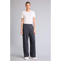 Defacto Wıde Leg Geniş Paça Bilek Boy Sporcu Pantolon F8232ax26spar214 Antrasit-ar214
