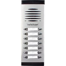 Netelsan M.u.dıa.00043 Diafonlu Çift Sıra Zil Paneli 13-14 Buton Sayılı
