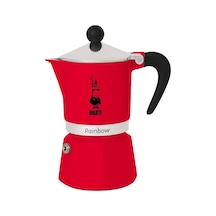 -: 1 Cup Ocak Üstü Espresso Pişirici - 60ml - Kırmızı Renk - Alüminyum Gövde - Patentli Güvenlik Valfi - Tüm Ocak Türleri İçin Uygundur İndüksiyon Hariç Aeropress