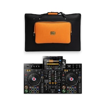 Xdj Rx3 Setup Için Uyumlu Çanta Soft Case Kılıf. Siyah Turuncu.