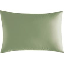 Linens Mix&match Pamuk Saten 2'li Standart Yastık Kılıfı Seti Koyu Yeşil