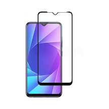 Realme 5I Zore 5D Kenarları Kaplayan Cam Ekran Koruyucu Siyah