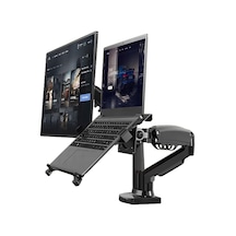 Vontech F160-fp 17-27'' Hareketli Monitör + Notebook Masa Standı