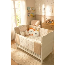 Park Yatak Bebek Uyku Seti Nevresim Takımı Bunny Kahverengi 70x110 - 70x120