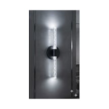 Bubbleflux Medium 40 Cm Modern Tasarım Led Aplik - Duvar Lambası - Siyah - Elektrikli - Beyaz Led Siyah