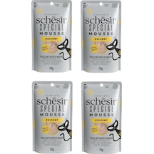 Schesir Pouch Exigent Tavuk ve Ördek Karaciğerli Kedi Yaş Maması 4 x 70 G