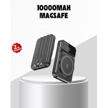Buğz 15w Kablosuz Şarj Özellikli 10000 Mah Powerbank Type-c Hızlı Şarj Diğer