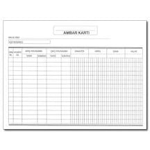 Bayındır 17x24 Ambar Kartı 100'lü