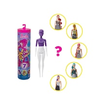 Barbie Renk Değiştiren Renk Bloklu Color Reveal Bebek Gwc56