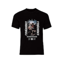 Tablo Baskılı Tişört Fame Stoned Gang Collection New Season Tshirt SIYAH