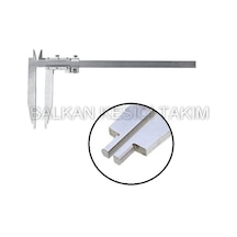 1000mm Ekstra Uzun Çift  Çene Mekanik Kumpas Çene Boyu 150mm