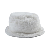 Kız Çocuk Basic Peluş Beyaz Şapka 7274476