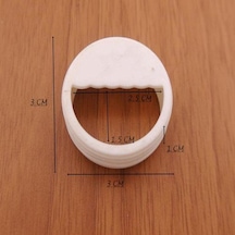 Plastik Beyaz Çerçeve Aparatı Gömme 3 Cm