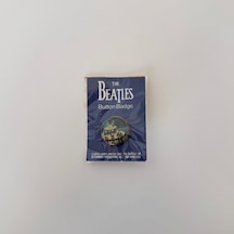 The Beatles Rozet Pinback Button Siyah 45722057